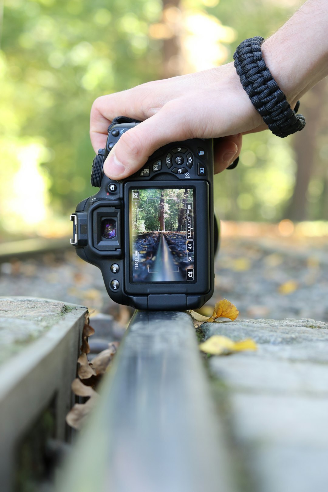 beginner holding camera