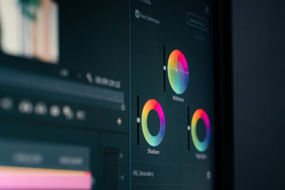 editing video on computer